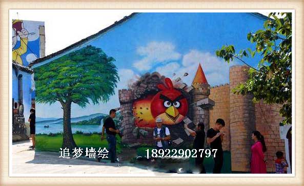 墻體彩繪步驟-追夢(mèng)給您講解