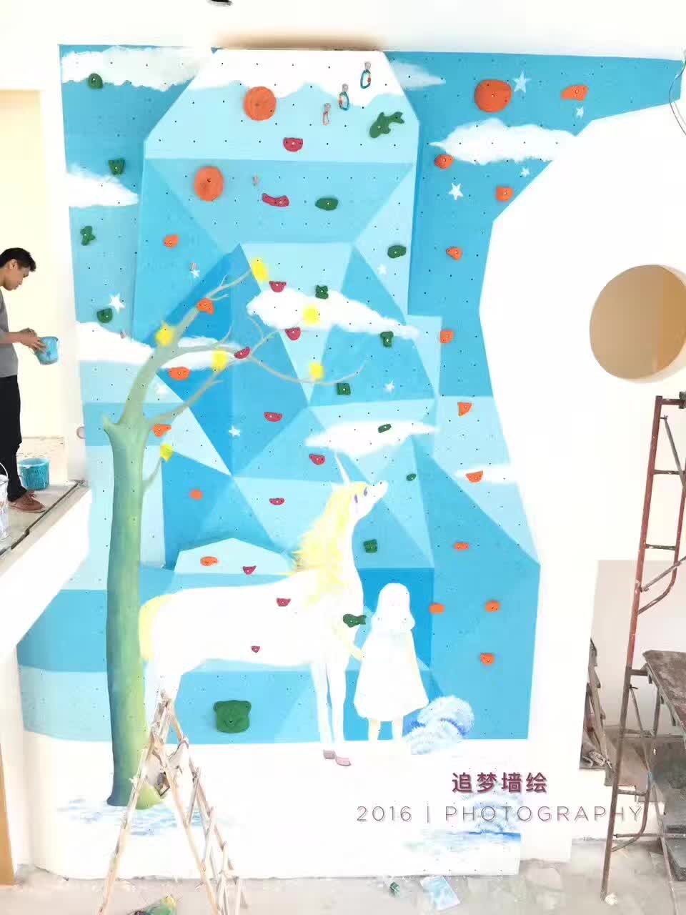 墻繪欣賞！各種墻面繪畫很有帶入感！