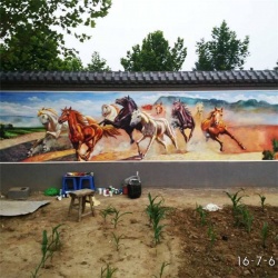 廣寧縣文化墻彩繪