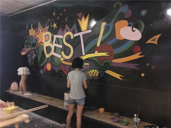 五阿哥蝦蟹彩繪