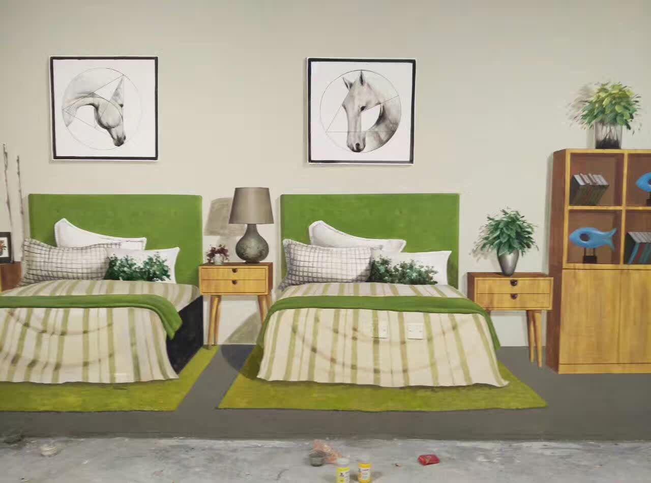 佛山清水房彩繪