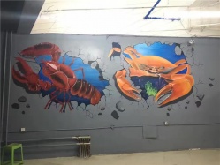 蝦蟹3D立體畫(huà)