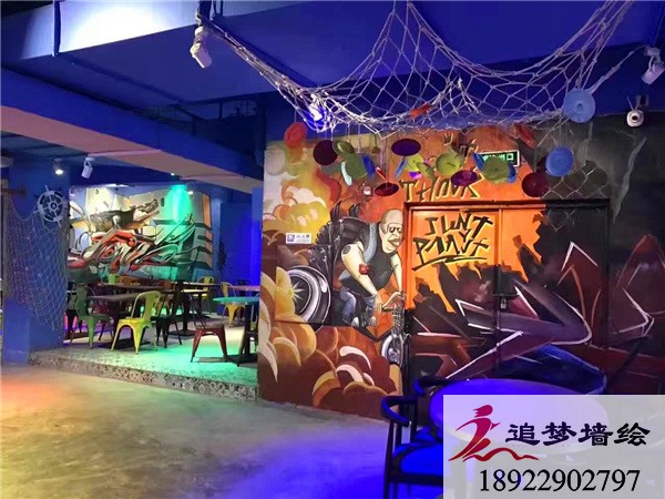 餐吧墻繪【手繪墻畫】