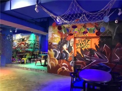 餐吧墻繪【手繪墻畫】