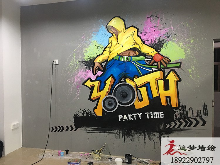 企石舞蹈協(xié)會墻繪【3d立體畫】