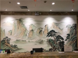 菲藍酒店墻繪【廣州墻繪】