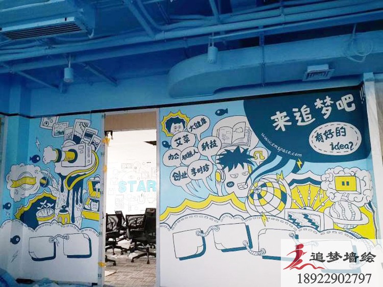 辦公室墻繪【深圳墻繪】
