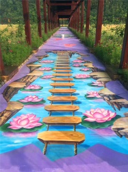 3D地畫【3D壁畫】