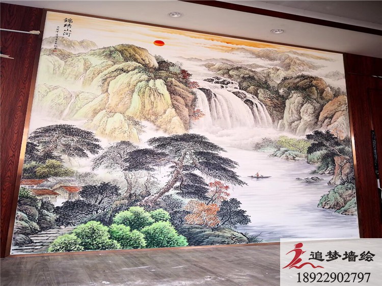 家居背景墻墻繪價格