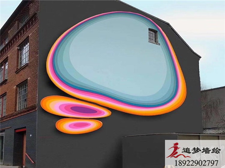 簡約色調墻繪【深圳墻繪】