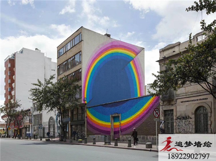 簡約色調墻繪【深圳墻繪】