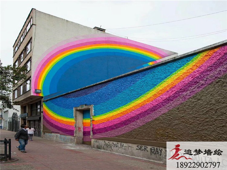 簡約色調墻繪【深圳墻繪】