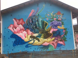 廣西網紅鄉村彩繪【壁畫】