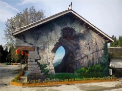 惠來文化墻寫實畫 【幼兒園墻繪】