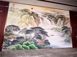 家居背景墻墻繪價格