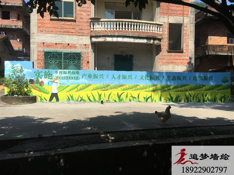 白山鄉(xiāng)村振興文化墻