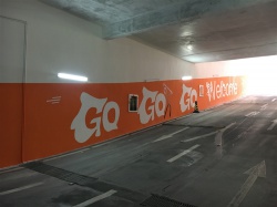 深圳地下停車場彩繪