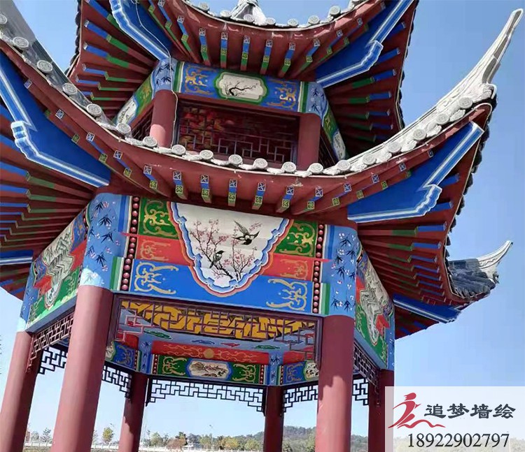 古建筑彩繪深圳南山