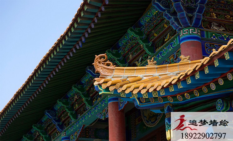 古建筑彩繪深圳寶安