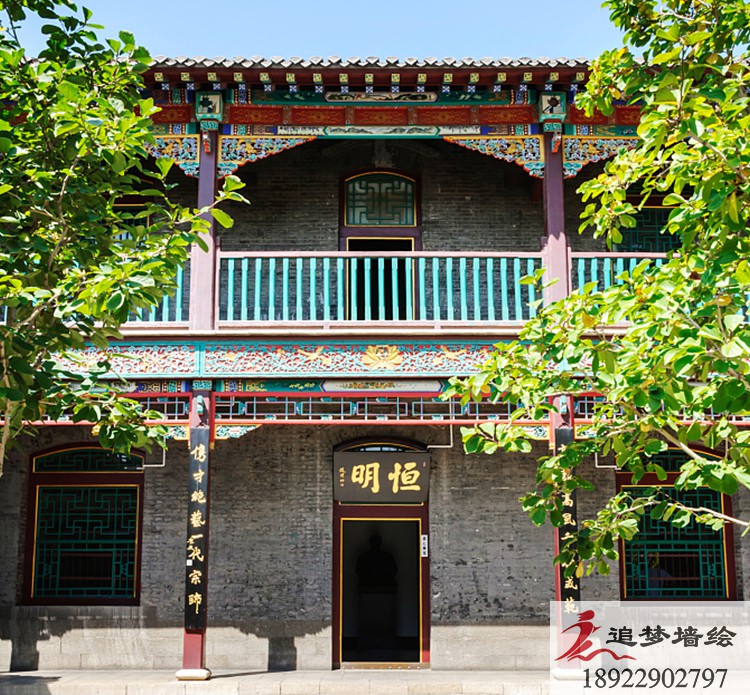 古建筑彩繪汕頭龍湖