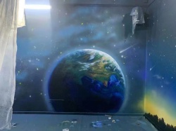 越秀區(qū)東海大廈星空彩繪